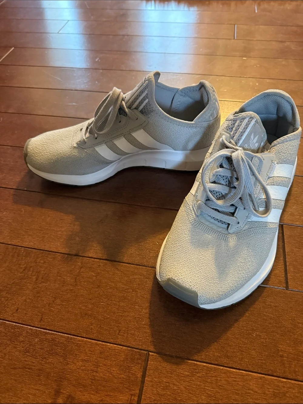 Women's Adidas Light Gray Athletic Sneakers